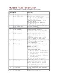 Dalam membuat makanan anda, koki kami mempertimbangkan setiap elemen. Aturcara Majlis In English