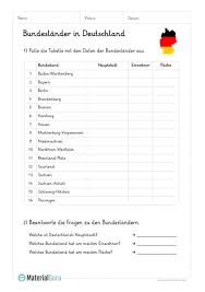 Bundeslander In 2020 Geographie Unterrichten Lesen Lernen Lernen