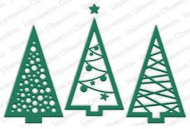 Shop online or in­ store. Three Christmas Trees Die Cutting Set Wild Warehouse