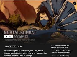 The result is dark, pulpy fun that feels like it should top headlines. Watch Mortal Kombat Legends Scorpion S Revenge 2020 On Netflix From Anywhere In The World