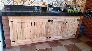 You could make multiples and have new kitchen cabinets. Wooden Pallets Kitchen Storage Cabinets Pallet Ideas
