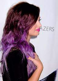 In order to counter the green, brassiness, and uneven color of my hair, i'm coloring my hair purple! Demi Lovato S Purple Hair Mermaidhair Demi Lovato Hair Color Demi Lovato Hair Purple Hair