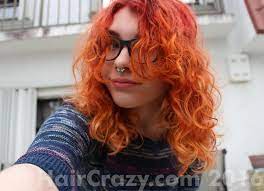 Orange Hair Photos Curly Hair Photos Multi Colored Hair Hair Images