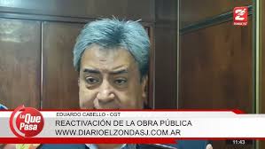 Eduardo Cabello, UOCRA. San Juan reactiva la obra pública y mano de obra