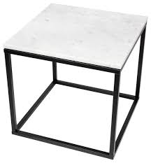Console & sofa tables (1953). Prairie 20 X20 End Table With Marble Top Contemporary Side Tables And End Tables By Temahome Houzz