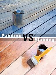 First, determine how much tile you will need for the job. Painting Vs Staining A Deck 7 Big Differences Bob Vila