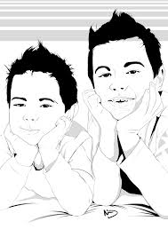 Black And White Vector Art Anime Vector Black N White In 2020 Vector Illustration Digital Artwork Digital Artist