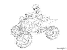 epingle sur coloriage quad simple