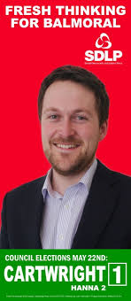 Justin Cartwright for Belfast City Council by Justin Cartwright