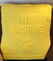 Mom can bring baby home from hospital in this wonderful blanket. You Are My Sunshine Blanket Crochet Pattern By The Baby Crow