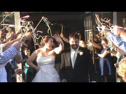 96 wedding bubbles.wedding reception party burlap/lace ribboned wands with bells 12'h $3.99buy it nowwedding ribbon wands with bells are one creative way to have the bride. Wedding Diy Grand Exit Ribbon Wands Youtube