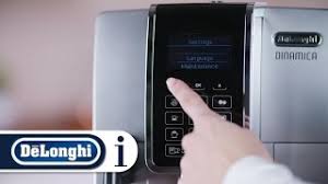 Delonghi coffee machine service malaysian language. How To Use And Navigate The Menu On Your De Longhi Dinamica Ecam 350 55 B Or Ecam 350 75 S Youtube