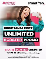 Smartfren sendiri menyediakan beberapa jenis paket internet smartfren unlimited dengan harga berbeda. Smartfren Luncurkan Booster Unlimited Harga Mulai Rp 2 000