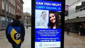 Libby squire's parents have described the last three weeks since she went missing as an unending torture for the family and her friends. Missing Libby Squire Suspect To Be Quizzed Further Bbc News