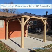 Within each replacement canopy option. Gazebo Pergola Pavilion Shade Structure Assembly Installation