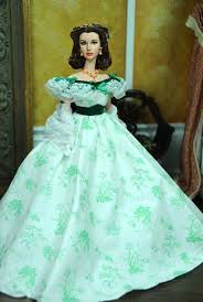 Scarlett O Hara 47 20 4 Qw Modedockor Barbie Drakter