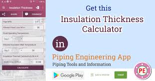 Calculation Of Insulation Thickness For Pipes The Piping