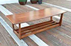Harsh chemicals should be avoided. Vtg Bassett Astra Mid Century Modern Mcm Walnut Coffee Table 606 63 600 T 41 Ckt Ebay