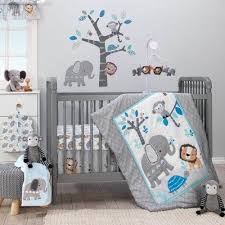 Bedtime Originals Baby Blanket Jungle Fun Baby Bed Crib Bedding Sets Blue Bedding Sets