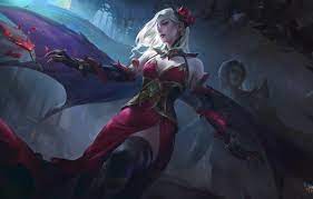 Determined and motivated, a legend defends his castle by fire against the invaders. Wallpaper Dark Girl Fantasy Game Wings Angel Blonde Digital Art Artwork Fantasy Art Creature Fantasy Girl Mobile Legends Images For Desktop Section Igry Download