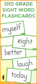 3rd grade sight words flash cards. Keep On Reading With Third Grade Sight Words Third Grade Sight Words Sight Word Flashcards Third Grade Reading