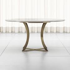 Damen 60 White Marble Top Dining Table Reviews Crate And Barrel Marble Top Dining Table Dining Table Marble Round Marble Dining Table