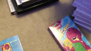 A hardcover book and cd combination featuring barney the dinosaur will have kids singing along with all their favorite tunes from the much loved television . Barney Can You Sing That Song Rare Booklet Youtube