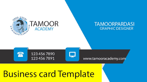 I am creating visiting card for our valuable customers. How To Design Business Card Template Urdu Hindi Tutorial Youtube