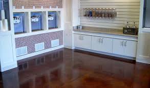 Resurfaced drive with acid stained finish. Interior Concrete Flooring Options Concrete Craft