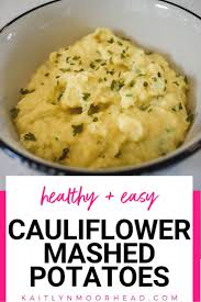 Cheesy Cauliflower Mashed Potatoes Mashed Cauliflower Food Processor Recipes Dinner Cauliflower Mashed Potatoes Healthy