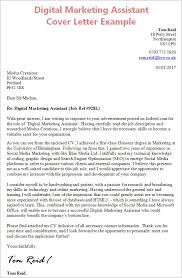 Cover Letter Template Digital Marketing Resume Examples Marketing Cover Letter Cover Letter For Resume Job Cover Letter
