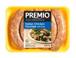 Italian sausage, tomatoes, chicken broth, diced onions, cheese tortellini, cream, garlic, and fresh baby spinach. Italian Chicken Sausage With Pesto Premio Free Printable Coupons Chicken Sausage Recipes Italian Chicken Sausage Mild Italian Sausage