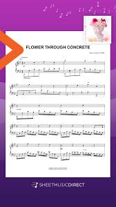 Flower Through Concrete Sheet Music Chloe Flower Piano Solo Sheet Music Direct Digital Sheet Music Sheet Music