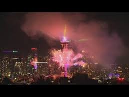 Decoration 2021 chinese new year auspicious new year. Watch New Year S Eve Fireworks At Seattle S Space Needle Youtube