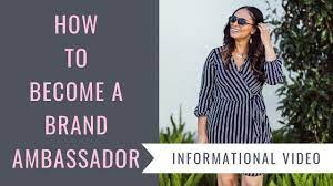 How To Become A Brand Ambassador - Youtube