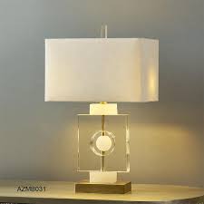 Its white fabric drum shade includes a round diffuser that softens the glow beautifully. Table Lamp Modern Design Living Room And Bed Side Table Lightning Deco La Moderno