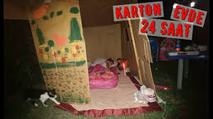 Karton Evde 24 Saat Elif Ile Eglenceli Video Evdekal Sendeoyna Sendeyap Youtube