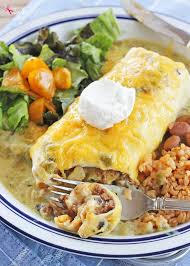 Smothered Green Chile Burrito Recipe Recipe Mexican Food Recipes Green Chili Recipes Burritos Recipe