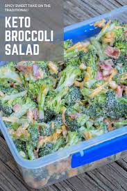 Broccoli Salad With Cheese Bacon And Jalapeno Keto Lowcarb Sugarfree Salad Keto Recipes Easy Low Carb Salad Broccoli Salad Bacon