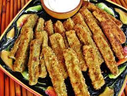 What is a good dipping sauce for fried zucchini. Oven Fried Zucchini Sticks With Horseradish Dipping Sauce Tasty Kitchen A Happy Recipe Community