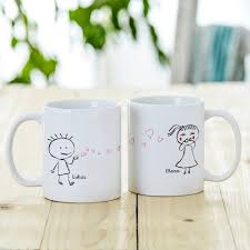 Personalisiertes Tassen Set Liebespaar Kaffeebecher Bedruckten Mit Ihren Wunschnamen Becher Becher Bedrucken Kaffeebecher Bedrucken Personalisierte Becher