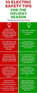 Consumers Energy Offers 10 Electric Safety Tips To Keep You And Your Family Safe During The Holiday Season Home Safety Tips Safety Tips Fire Safety Tips