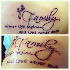 Temporary Tattoos For Mother And Daughter Family Tattoo Word Ideas Randomkitty Net Tattoo Inspirations I Tattoos For Daughters Mother Tattoos Cousin Tattoos