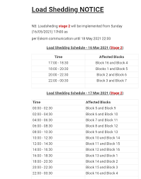 Maybe you would like to learn more about one of these? Citypowerjhb On Twitter Loadshedding Stage 2 Loadshedding Schedule Lp