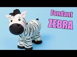 2 Zebra Cake Topper Tutorial How To Make Fondant Zebra Fondant Cake Decorating For Beginners Youtube Zebra Cake Cake Topper Tutorial Animal Cake Topper