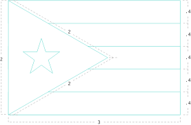 Flag flown in puerto rico. Puerto Rico Us Flags Dot Design