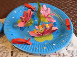 Mare Aux Nenuphars Petite Activite Ludique Pour Enfants Art Jeunes Enfants Craft Creations Estivales