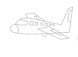 How To Draw Plane Step 15 Guided Drawing Easy Drawings Airplane Drawing