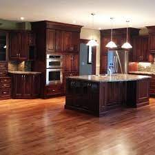 By choosing an exposed material with an old and damag. 25 Wonderful Cherry Wood Cabinets Kitchen Decorating Ideas