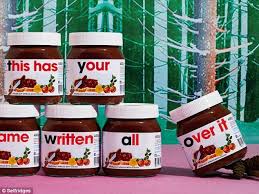 I wanted my homemade nutella to contain dairy for its rich creaminess and no. Nutella Personalised Labels Campaign Backfires With Hitler And Trump Designs Daily Mail Online